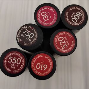 Rimmel Set  Lasting Finish Extreme Lipstick 6 New